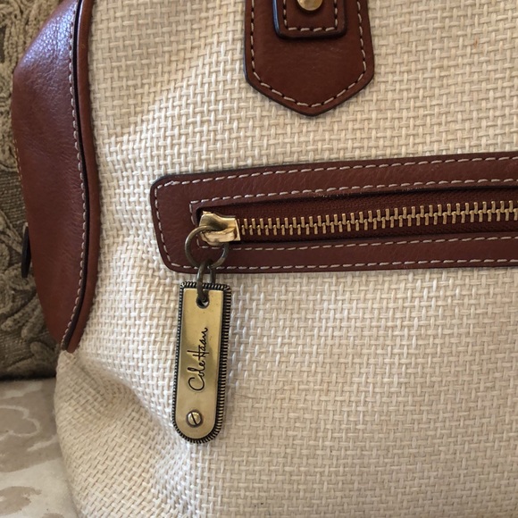 Cole Haan tweed and leather handbag - Picture 6 of 12